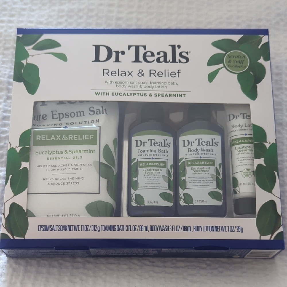 Dr Teal's Relax & Relief Gift Set with Eucalyptus & Spearmint